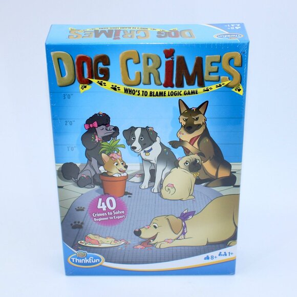 Think Fun Dog Crimes Whos To Blame Logic Educational Single Player Age 8+ - Picture 1 of 2